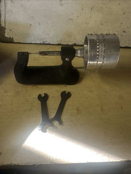 Moore & Wright 0-1” Braille Bench Micrometer For Undercuts *EXTREMELY RARE* — image 6