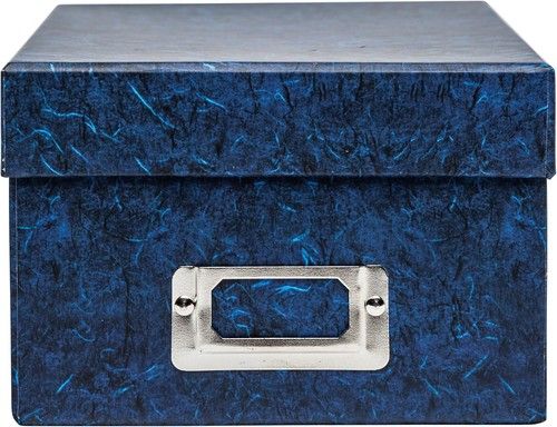 The Photo Album Company Photo Storage Box Holds 700 Photographs Blue for 4x6 Pi