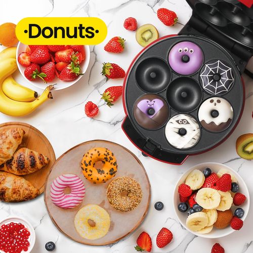 SUPERLEX 3-in-1 Waffle Omelette Doughnut Maker Multifunction Replaceable 6 Slice — image 4