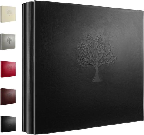 Photo Album 6 X 4 600 Pockets Photos, Black Leather Cover, Extra Large Capacity — image 11