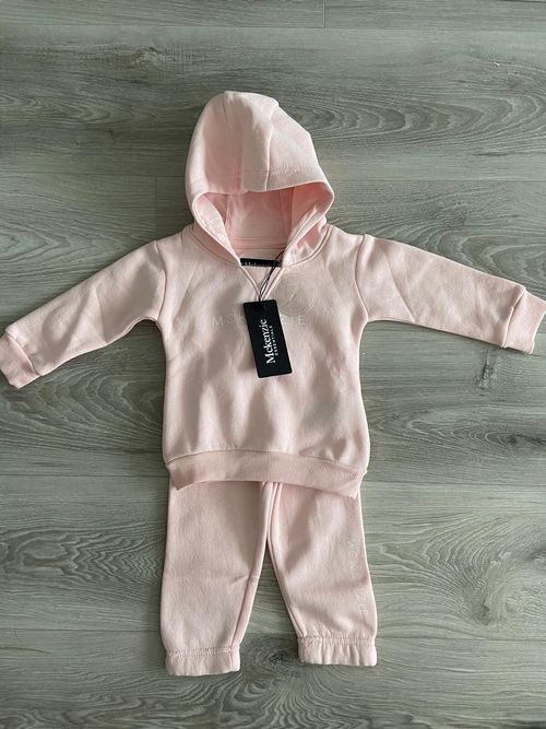 GIRLS TRACKSUIT HOODY JOGGER PINK SIZE 18-24 MONTHS RRP30 — image 2