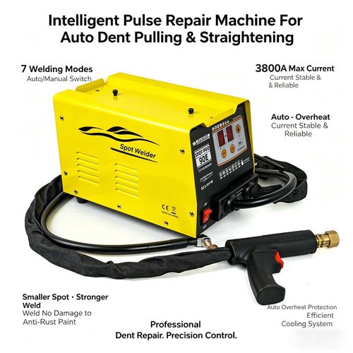 Vehicle Panel Spot Dent Puller 3800A 220V Car Body Stud Welder Dent Removal Kit — image 7