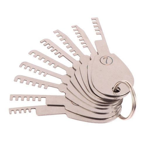 Stainless Steel Comb Lock 9in1 Full Set Repair Comb Tool Bypass Method — image 1