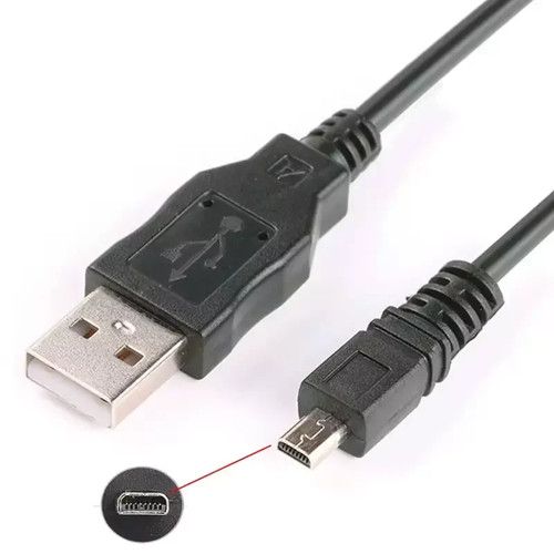 USB Data Cable & BATTERY CHARGER  for Panasonic Lumix DMC-TZ70 DMC-TZ8 DMC-TZ18