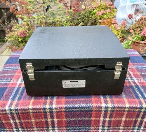 Bush RP50 Vintage Portable Record Player 4-speed BSR Autochange Deck Working — image 9