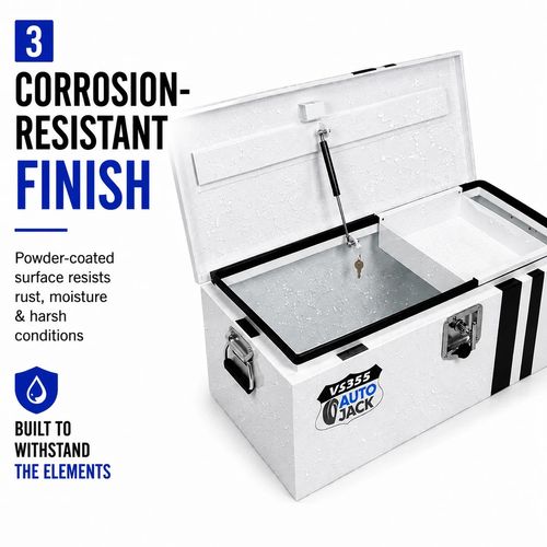 Steel Tool Box Lockable Tool Chest Van Garage Workshop Storage Heavy Duty — image 4