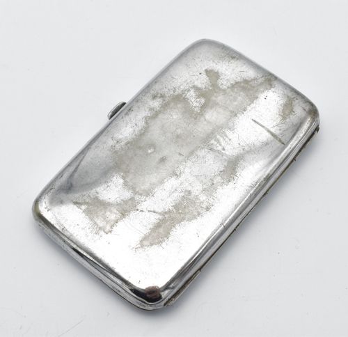 Antique Silver Plated Large Cigar Case Cigarette Case — image 5
