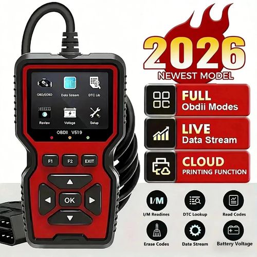 2026 V519 OBD2 Scanner Car Code Reader Check Engine Fault Diagnostic Tool OBDII — image 1