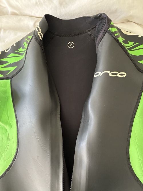 Orca Swimrun Core Men’s Shorty Wetsuit Size 7 Front Zip Detachable Sleeves — image 3