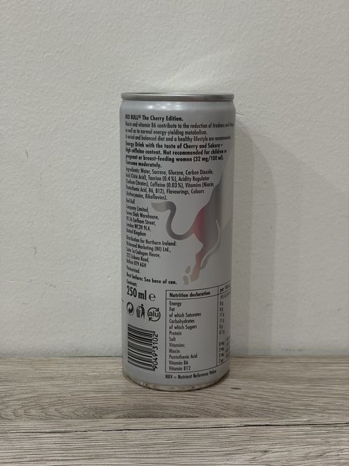RedBull Energy Drink The Cherry Edition Cherry Sakura 1x250ml / GBN 🇬🇧 — image 2