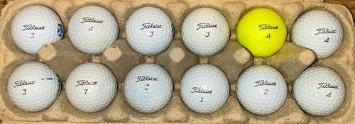 12 x Titleist Pro V1 Golf Balls – Grade A - Course Found Balls ⛳️ — image 1