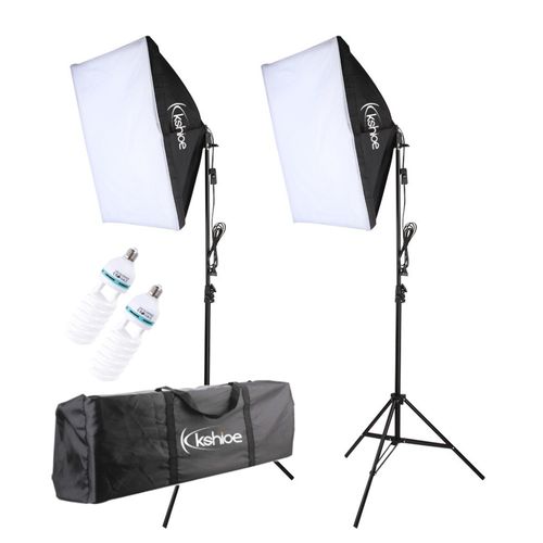 2x Softbox Continuous Lighting Kits Photo Studio Photography with Light Stand — image 1