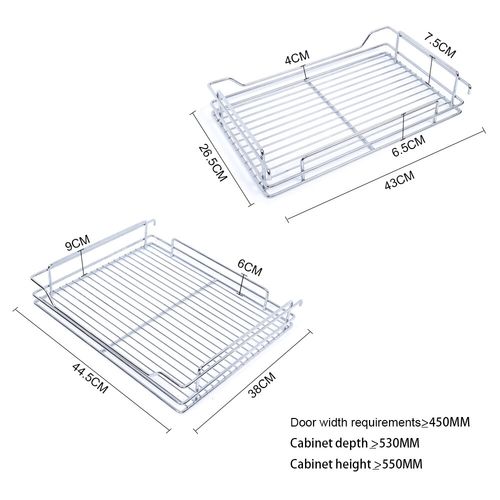 Pull Out Kitchen Magic Corner Baskets Cupboard Larder Storage Shelf Soft Close — image 10