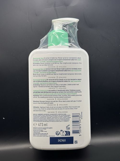 CeraVe Foaming Cleanser 473ml Face Wash Normal to Oily Skin  — image 3
