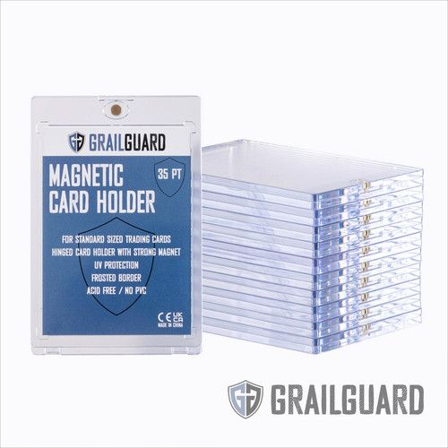 35pt One Touch Magnetic Trading Card Holder Case Mag (1- 25 Pack)