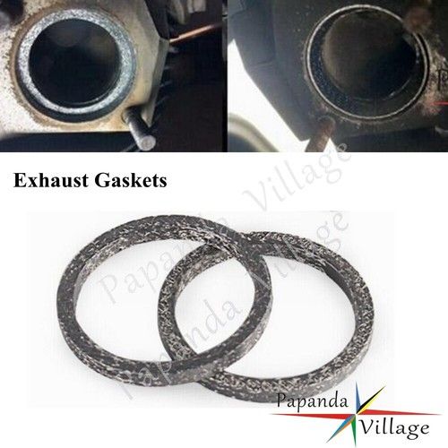Pair Exhaust Pipe Gasket Set Fits Harley Twin Cam Big Twin EVO Sportster 1986-up