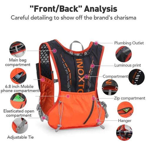 INOXTO-Lightweight Running Backpack 5L Hydration Vest — image 1
