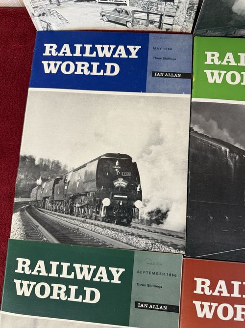 Railway World 1966 Complete Year 12 Issues Jan-Dec Vintage Rail Magazines — image 9