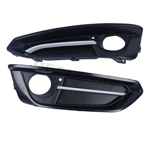 Pair Front Fog Light Grille Left Right For 14-21 BMW F22 F23 218 220 Sport Line