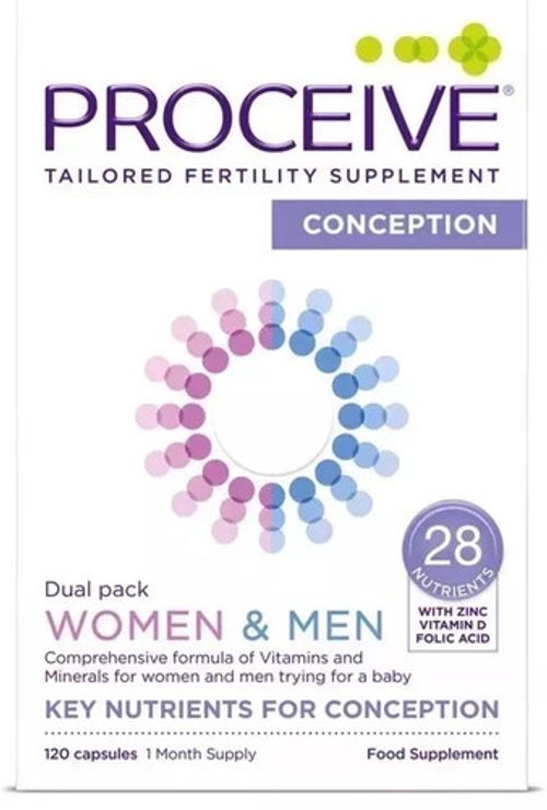 Proceive Advanced Fertility Supplement Women & Men Dual Pack - 120 Capsules