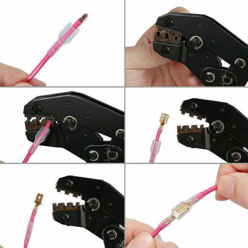 SN-48B Ratchet Crimping Plier Crimper Tool 0.5-1.5mm² AWG22-16 for Terminal Kit — image 8