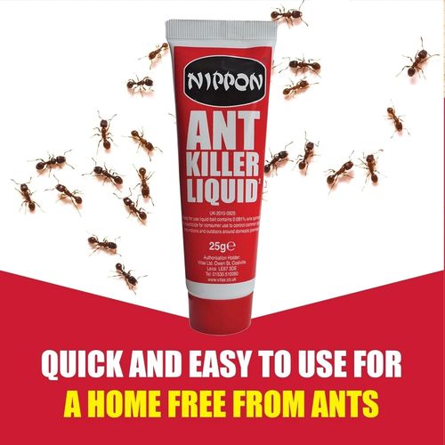 Nippon Ant Killer Liquid 25g Bait Kills Entire Nest Colony Indoor & Outdoor Use — image 2