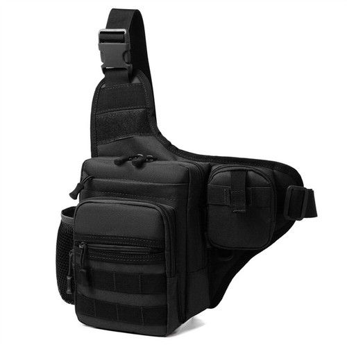 Tactical Shoulder Bag Sling Chest Pack Outdoor Travel Hiking Camping Backpack