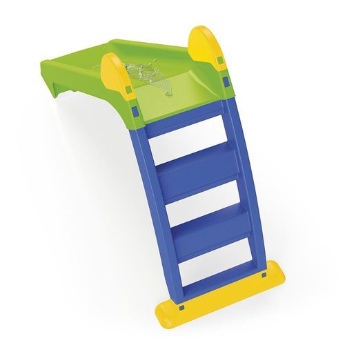 Playground Plastic Slide, Dolu Ladder & Slope for Children, Green/Blue — image 3