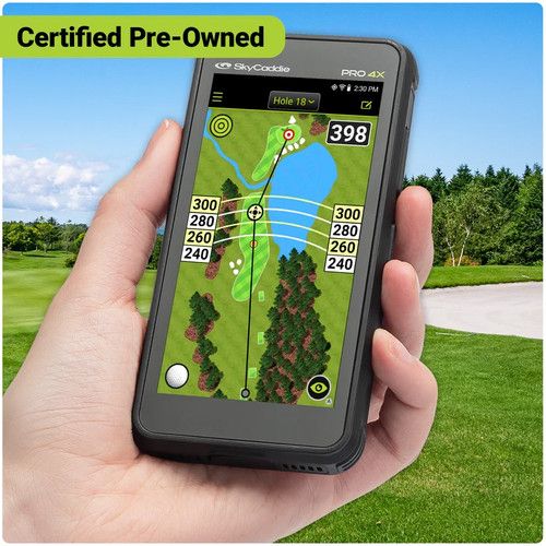 Skycaddie PRO 4X Golf Rangefinder - Certified Pro-Owned - GPS for Golfers