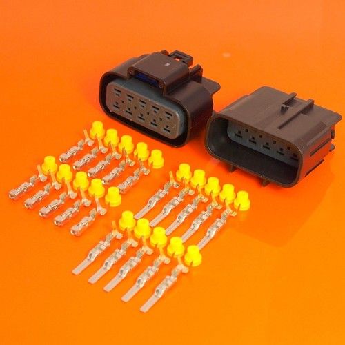 Genuine Delphi GT280 Series 10 Way Male & Female Connector Kit 15326661 15326660