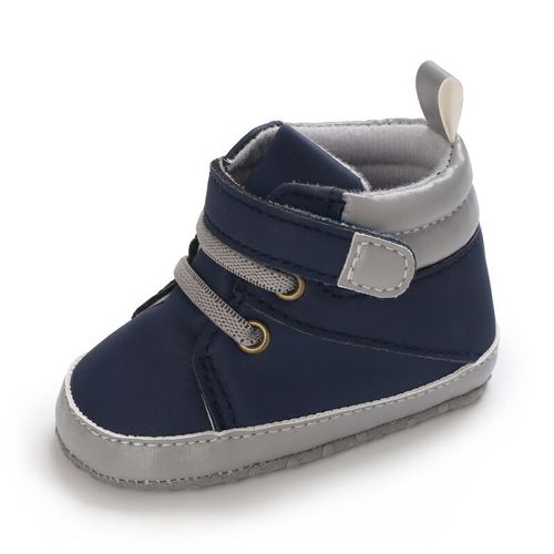 Newborn Baby Boy Pram Shoes Infant Toddler High Top PreWalker Trainers Sneakers — image 2