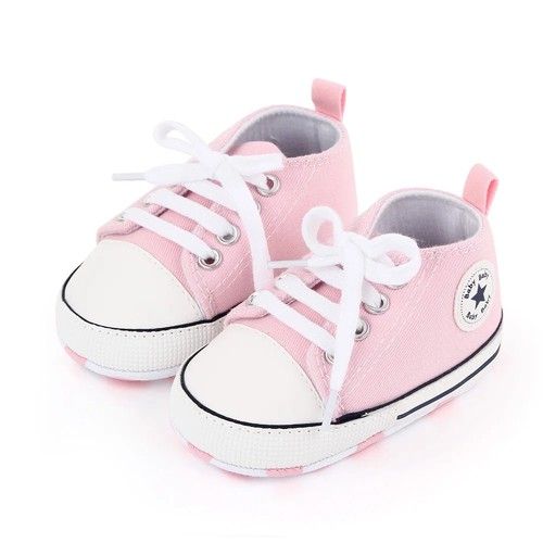 Newborn Baby Boy Girl Pram Shoes Infant Sneakers Toddler PreWalker Trainers 