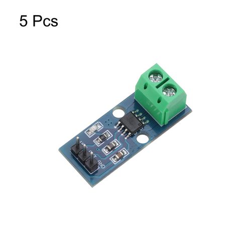 5pcs ACS712 Current Sensor AC/DC 20A Range Hall Current Measuring Module — image 3