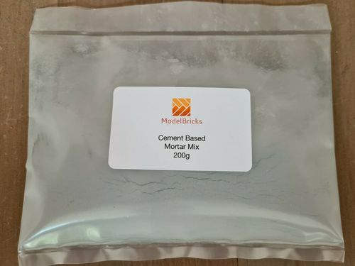 Grey Cement Based Mortar Mix For Miniature Bricks Paving 200g — image 2
