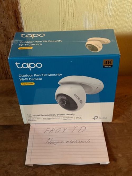 Tp-link Outdoor Pan/Tilt Security Wi-Fi Camera 4K Ultra HD C560WS White Sealed