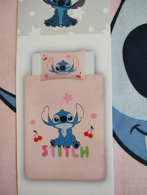 NEW George Disney Baby Stitch Cot Bed Junior & Toddler Bed Duvet Set — image 4