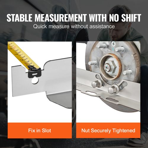 VEVOR Wheel Alignment Tool Toe Plates Accurate Measurements with 2 Tape Measures — image 4