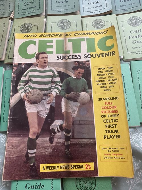 Celtic Football Guide very rare vintage Collection Bulk Lot. — image 2