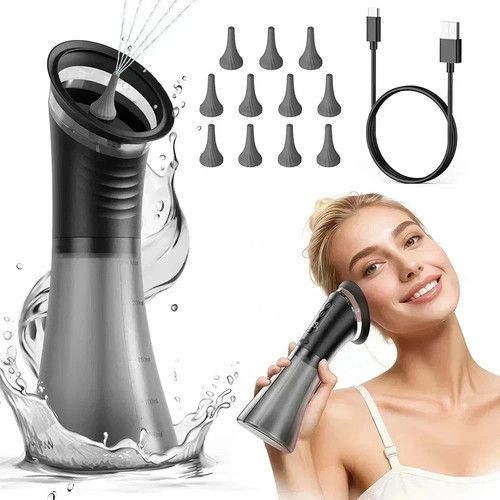 Electric Ear Wax Removal System Water Irrigation Cleaner 3 Pressure Settings