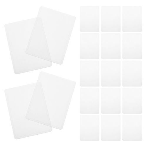 50x Clear Football Trading Card Holders Hard Plastic Protective Sleeves Cases UK — image 7