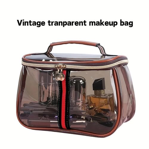 💄 Transparent Large Capacity Women’s Makeup Bag Waterproof PVC Travel Toiletry — image 2