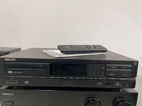 Philips CD624 CD Player – Serviced, Original Manual & Remote – Near Mint, Stable — image 1