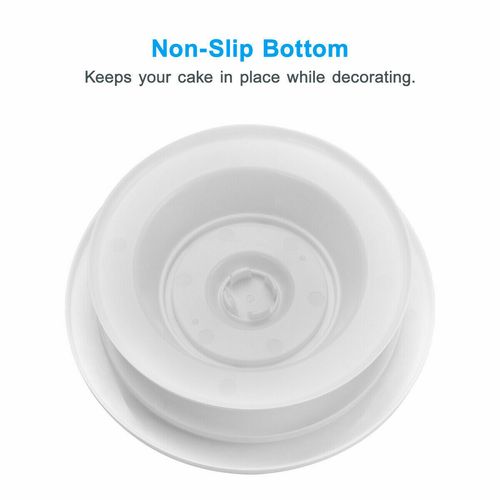 28CM ROTATING CAKE ICING DEOCRATING REVOLVING KITCHEN DISPLAY STAND TURNTABLE UK — image 5