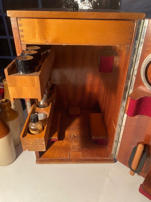 Vintage Carl Zeiss Jena Binocular Laboratory Microscope 1934 With Box — image 11