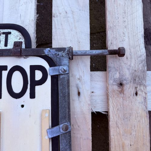 Original Vintage Double Sided Request Bus Stop Sign Route 10B British Transport — image 14