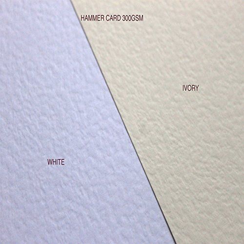 A4 textured Card Linen / Hammer / Smooth / Ivory / White 300gsm High QUALITY