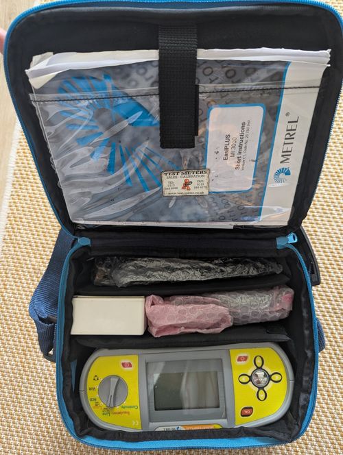 Metrel MI3000 EasiPLUS Multifunction Tester MFT Full Kit Leads CB1 Case Box — image 16