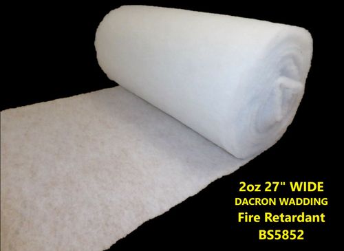 Polyester Wadding Batting Quilting Upholstery Dacron 27 inch 2oz FIRE RETARDANT — image 2