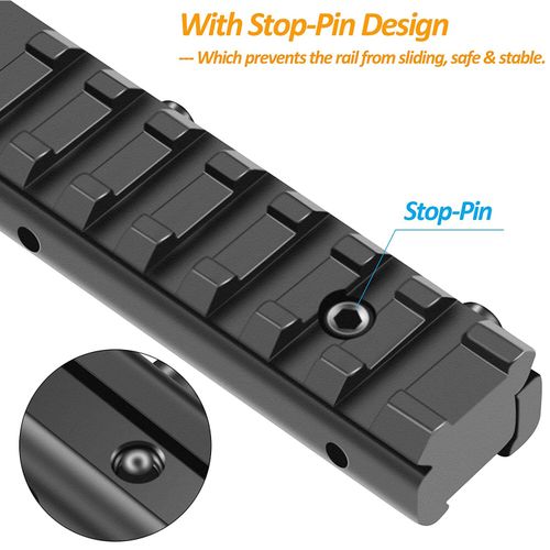 Dovetail Extension Mount 11mm to 20mm Rail Adapter Scope Base Picatinny — image 4