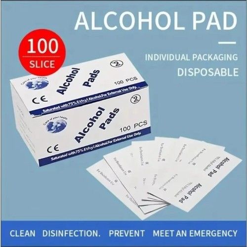 75% Isopropyl Alcohol Wipes IPA Prep Pads Swabs Individually Wrapped 10-1000